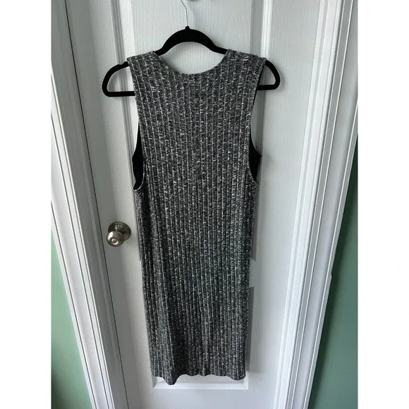 Anthropologie Layered Gray Luna Dress by Dolan Left CoastSize PM NEW